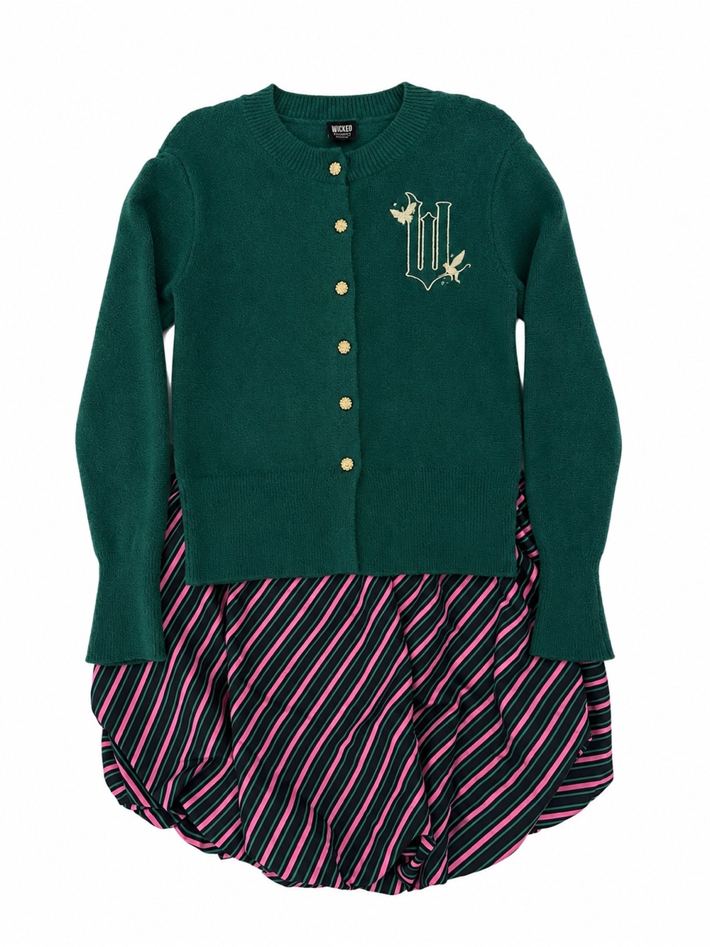Wicked x Target Elphaba Sweater & Bubble Skirt Set NWT M

NEW WITH TAGS 💚🩷